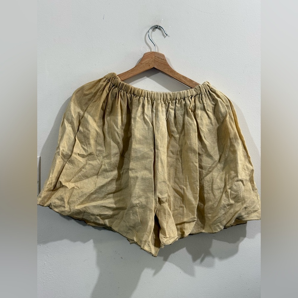 BASE 
Women's Elastic-Waist Tan Skort Shorts